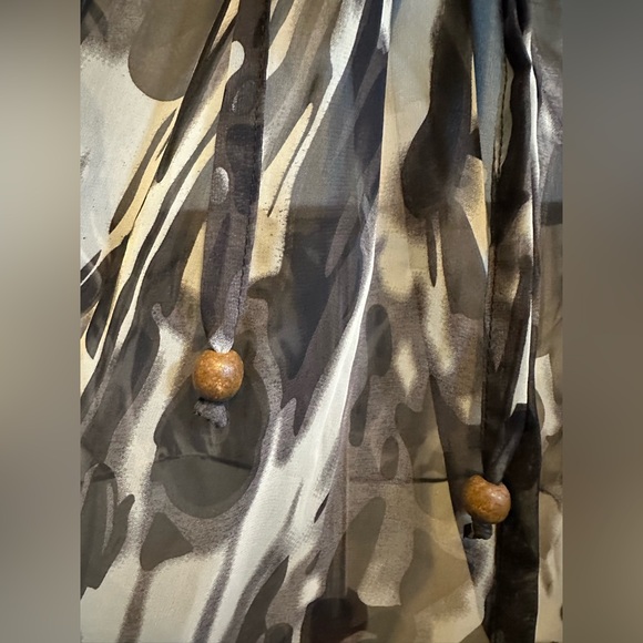 Diane Von Furstenberg Silk Tunic w/ Embellishment - Picture 3 of 12